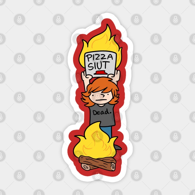 Cult Of Colton Sticker by Get A Klu Comics